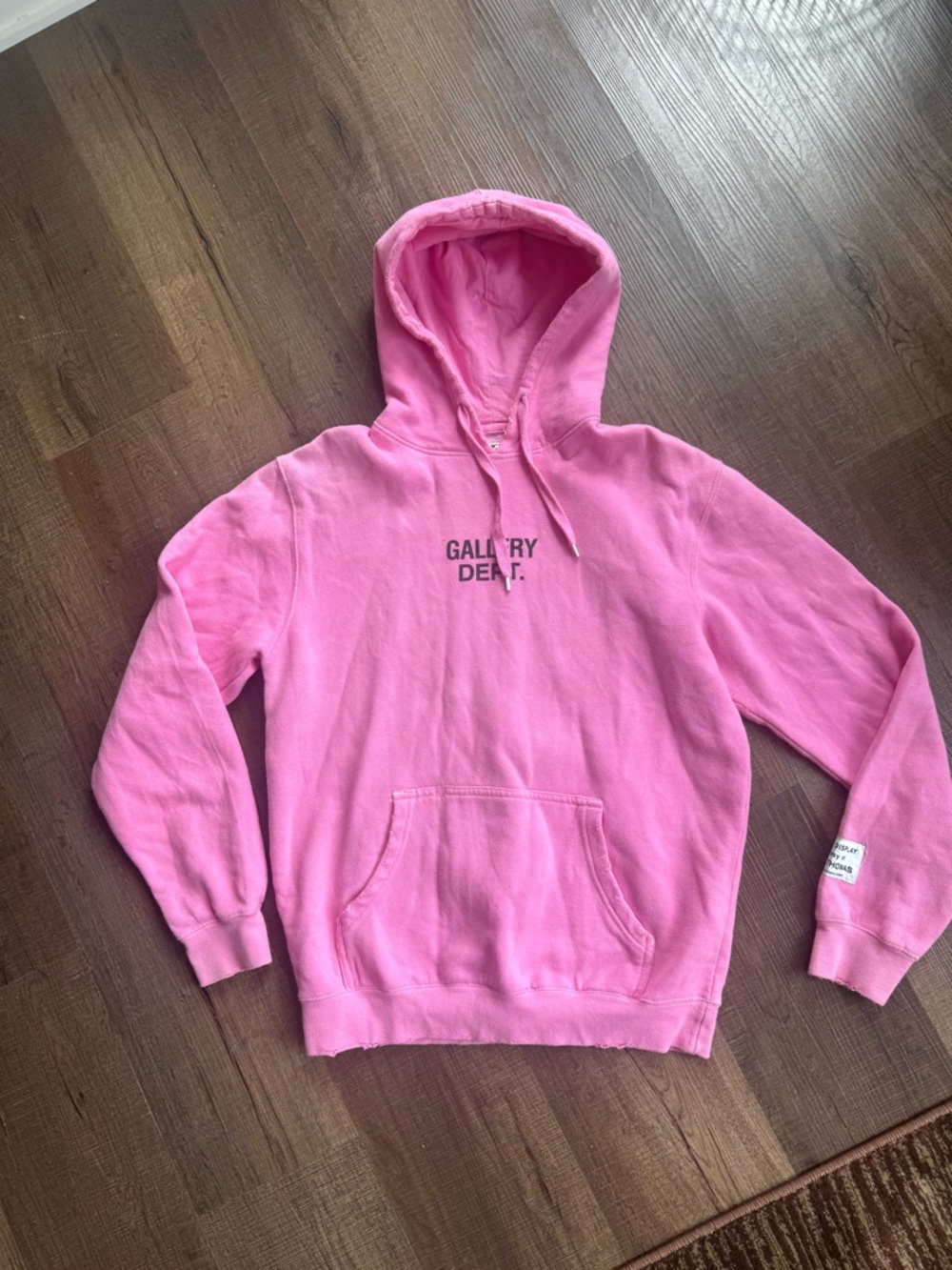 Gallery Dept. Center Logo Hoodie 'Pink'